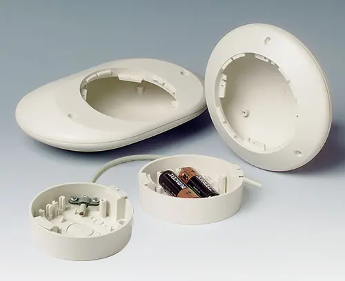 Base with strain relief (acc.) / 2 x AA