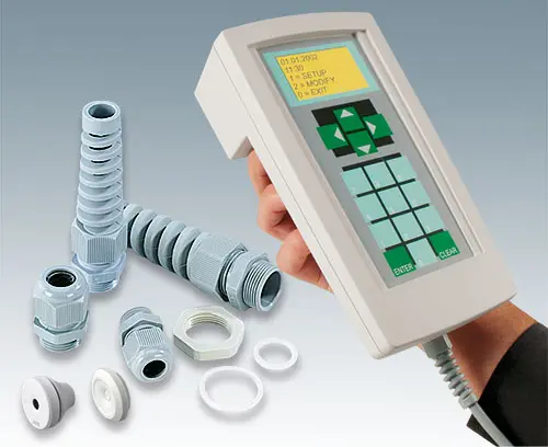 Cable glands and grommets in different versions and sizes