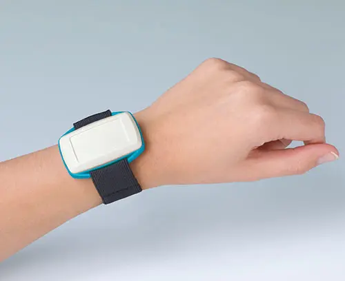 Wrist strap with velcro, e.g. for MINITEC enclosures