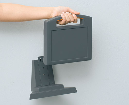 Station for wall suspension element (accessory)