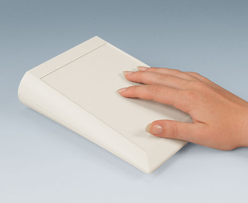 Ergonomic sloping front enclosures Ergonomic sloping front enclosures