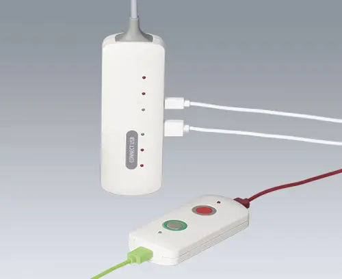 Convex enclosure shell on the front side