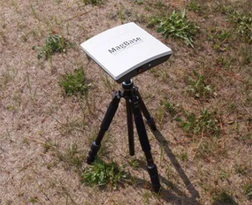 Measuring station for stationary field measurements