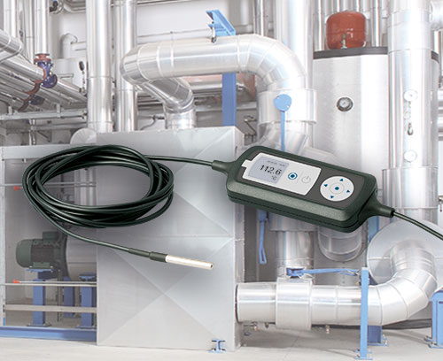 Process monitoring with temperature sensor