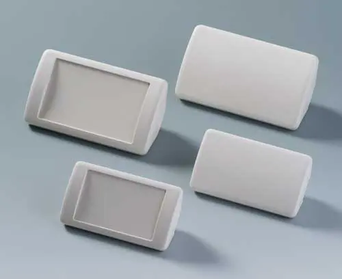 Desktop enclosures for ergonomic operation